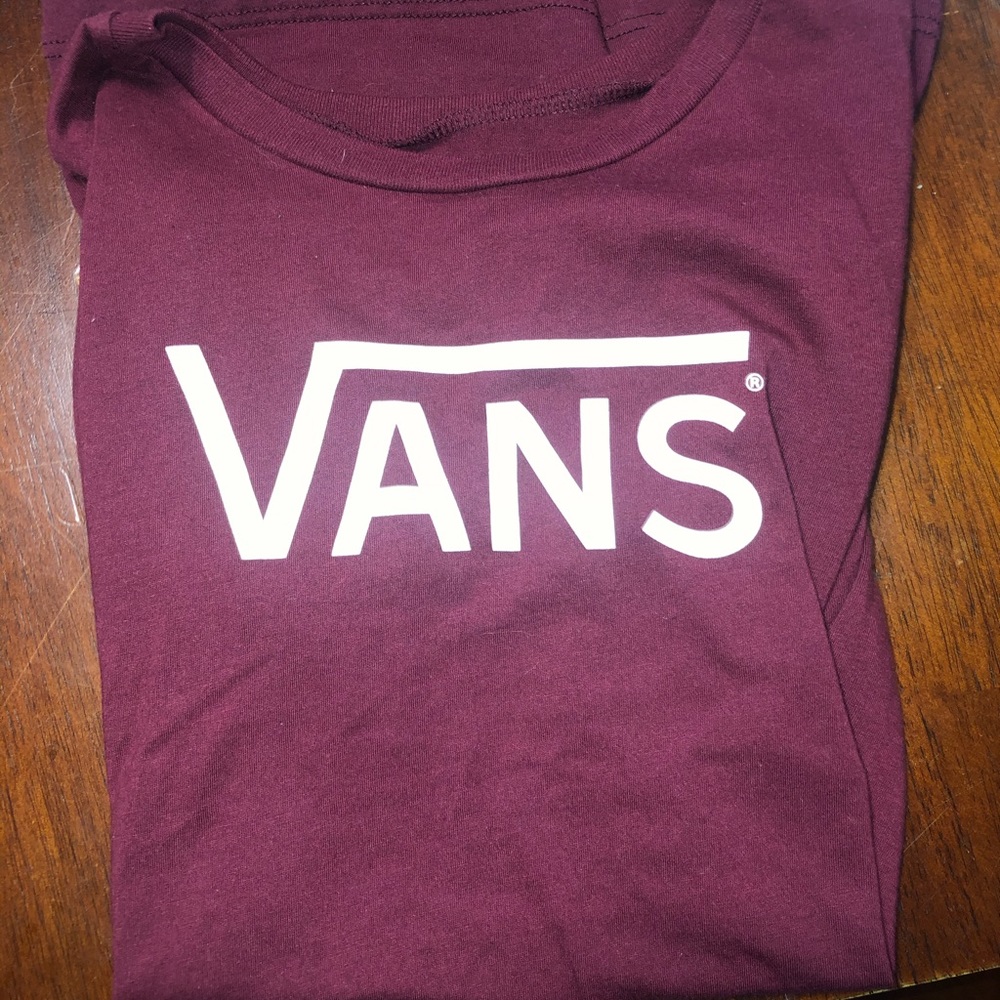 Vans shirt, stain free